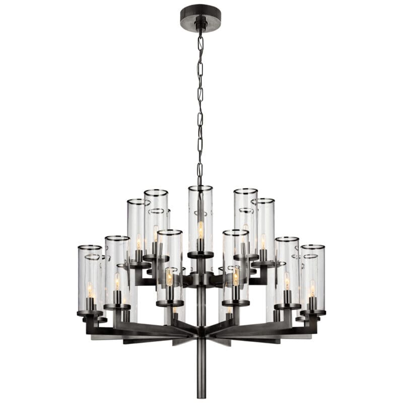 Liaison Double Tier Chandelier - Avenue Design high end lighting in Montreal