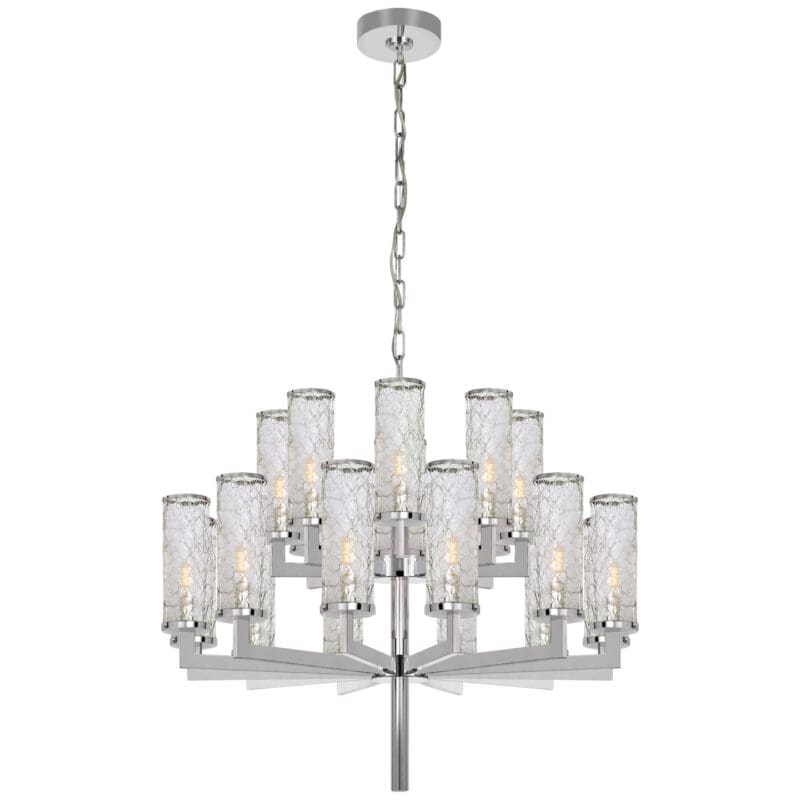 Liaison Double Tier Chandelier - Avenue Design high end lighting in Montreal