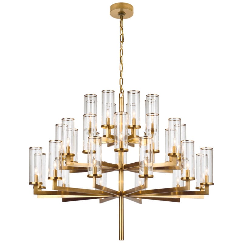 Liaison Triple Tier Chandelier - Avenue Design high end lighting in Montreal