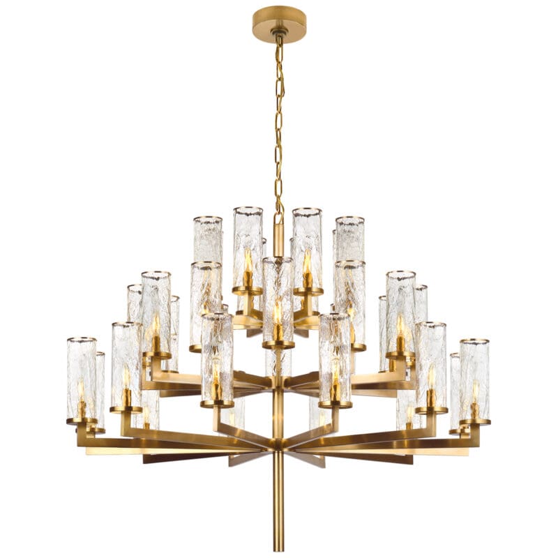 Liaison Triple Tier Chandelier - Avenue Design high end lighting in Montreal