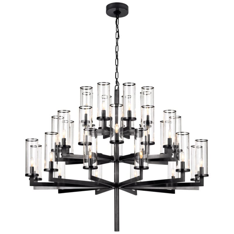 Liaison Triple Tier Chandelier - Avenue Design high end lighting in Montreal