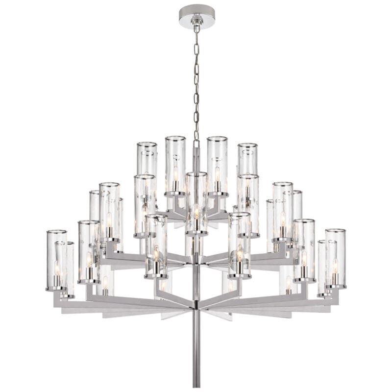 Liaison Triple Tier Chandelier - Avenue Design high end lighting in Montreal