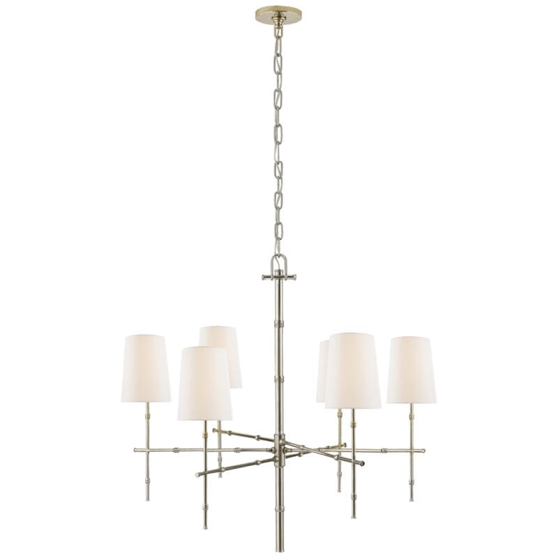 Grenol Medium Modern Bamboo Chandelier - Avenue Design high end lighting in Montreal