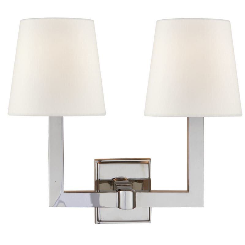 Square Tube Double Sconce - Avenue Design high end lighting in Montreal