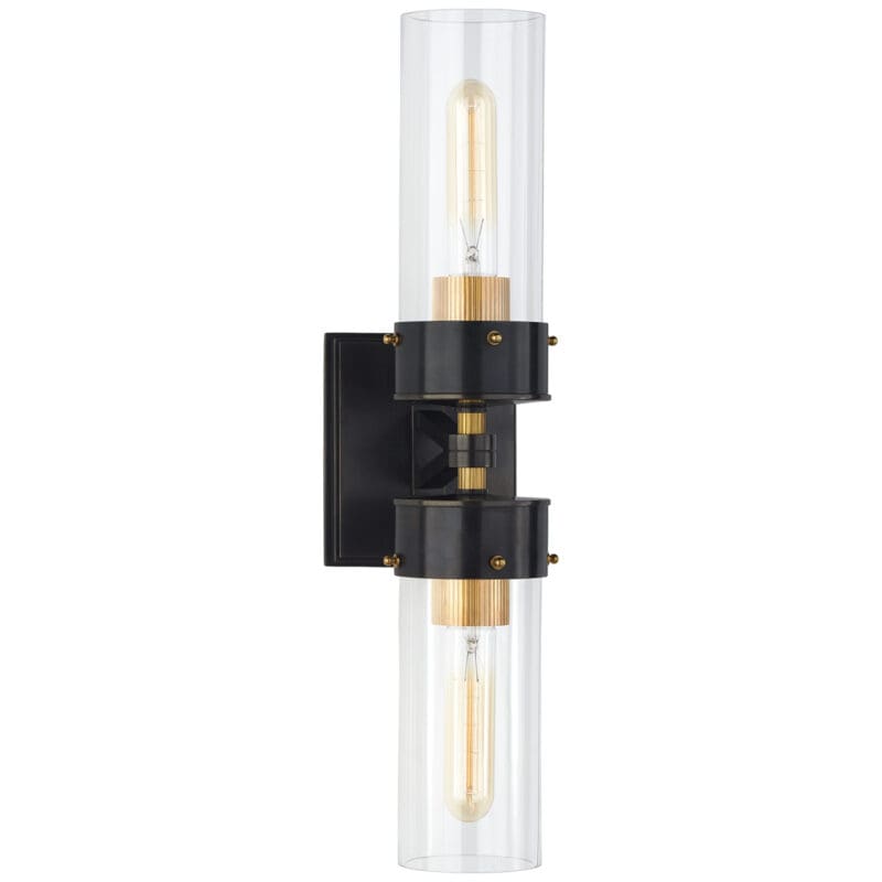 Marais Large Double Bath Sconce - Avenue Design high end lighting in Montreal