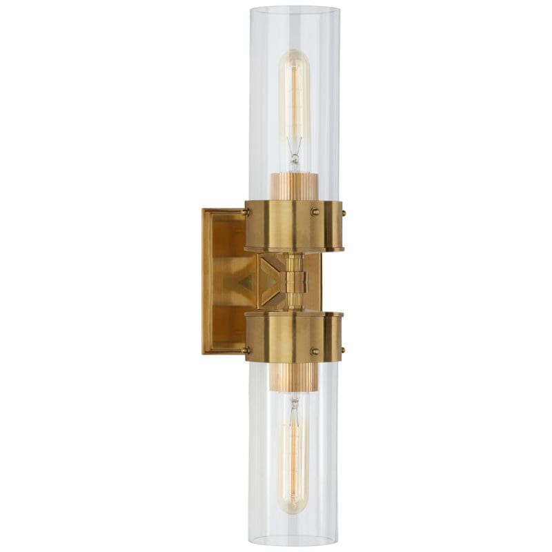 Marais Large Double Bath Sconce - Avenue Design high end lighting in Montreal