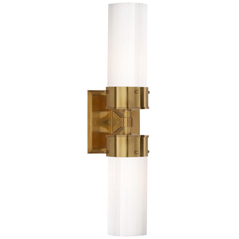 Marais Large Double Bath Sconce - Avenue Design high end lighting in Montreal