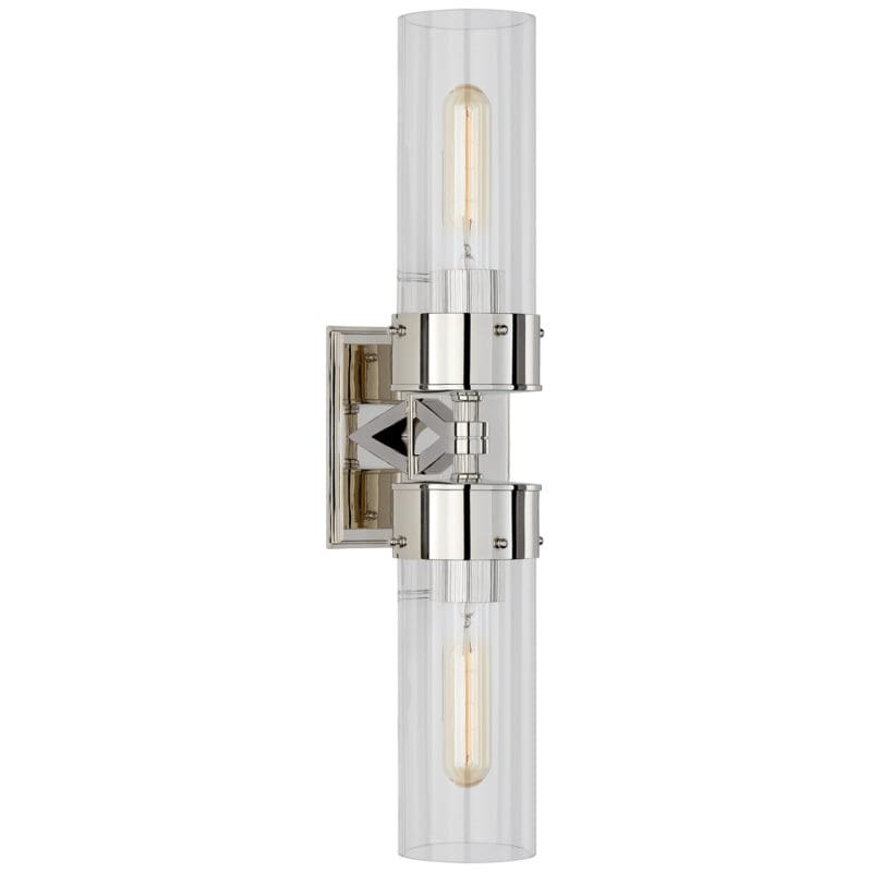 Marais Large Double Bath Sconce - Avenue Design high end lighting in Montreal