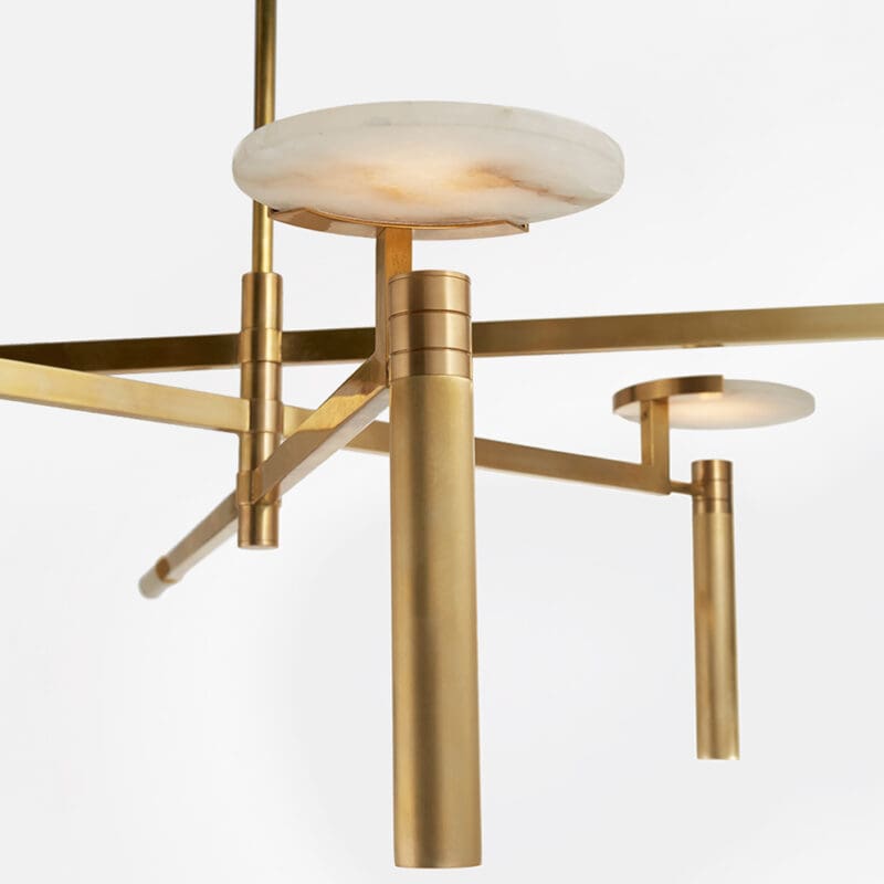 Melange Large Floating Disc Chandelier - Avenue Design high end lighting in Montreal