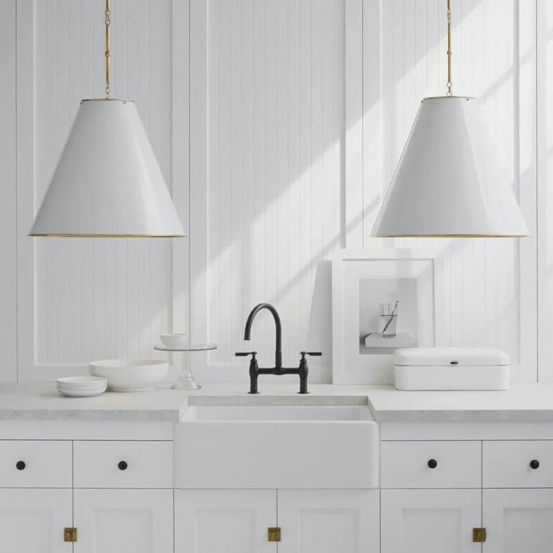 Goodman Large Hanging Lamp - Avenue Design high end lighting in Montreal