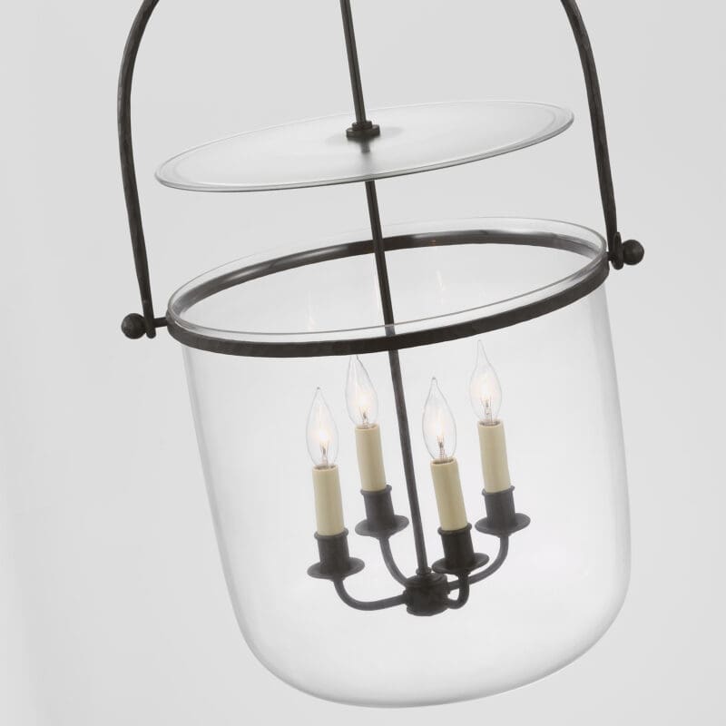 Lorford Smoke Bell Lantern - Avenue Design high end lighting in Montreal