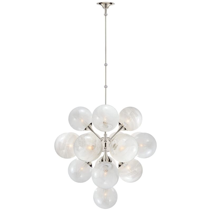 Cristol Large Tiered Chandelier - Avenue Design high end lighting in Montreal