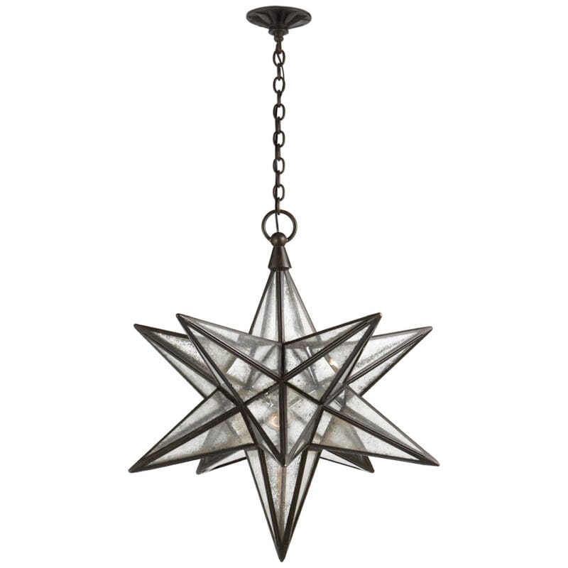 Moravian Large Star Lantern - Avenue Design high end lighting in Montreal