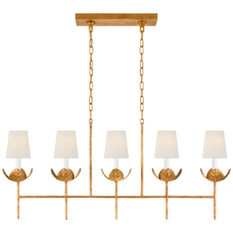 Illana Large Linear Chandelier - Avenue Design high end lighting in Montreal