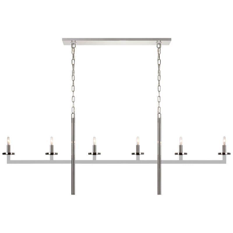 Liaison Linear Chandelier - Avenue Design high end lighting in Montreal