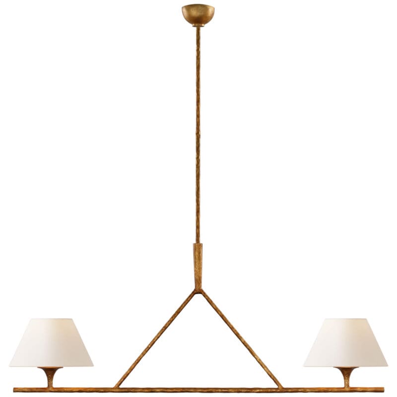 Cesta Large Linear Chandelier - Avenue Design high end lighting in Montreal