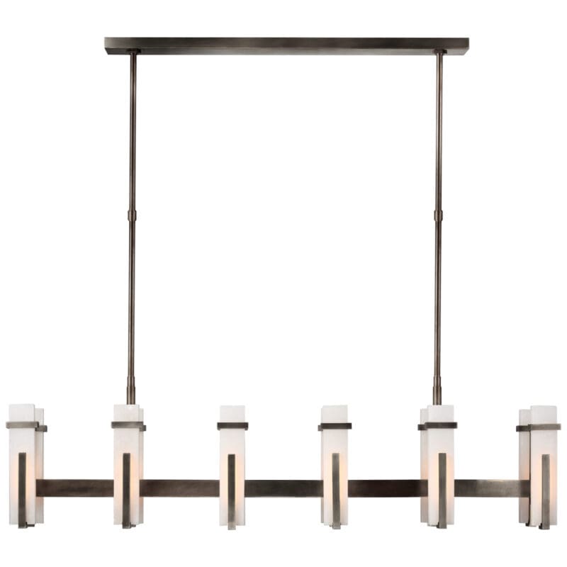 Malik Large Linear Chandelier - Avenue Design high end lighting in Montreal