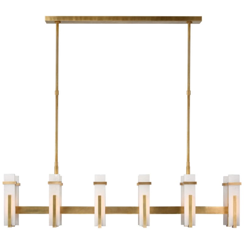 Malik Large Linear Chandelier - Avenue Design high end lighting in Montreal