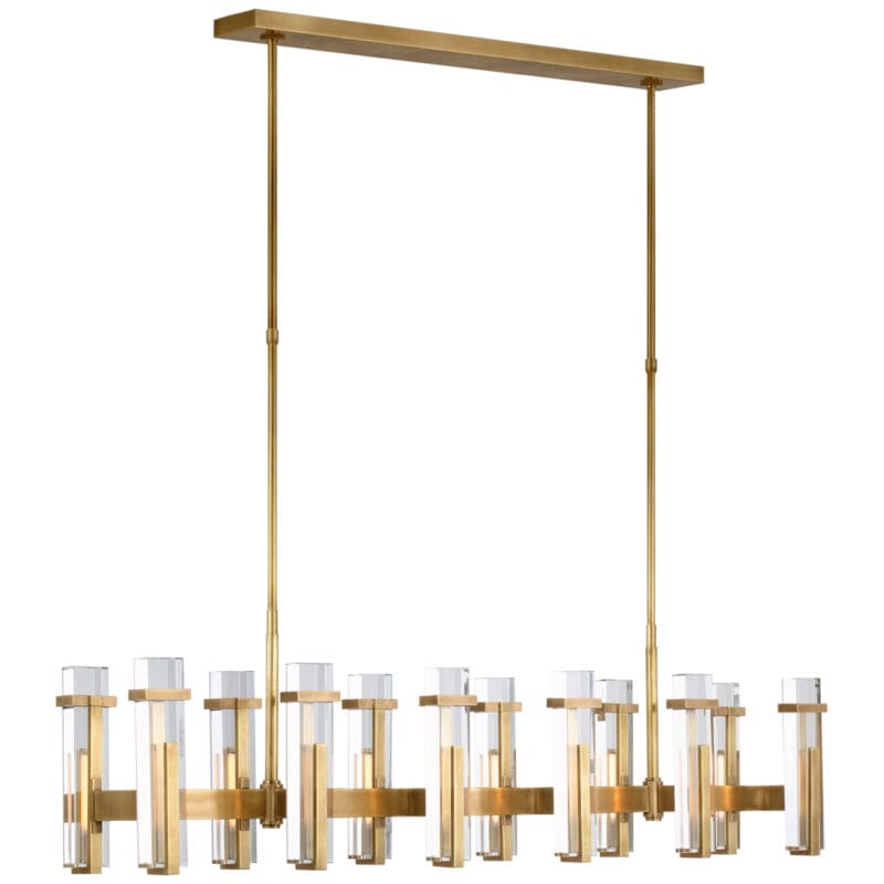 Malik Large Linear Chandelier - Avenue Design high end lighting in Montreal