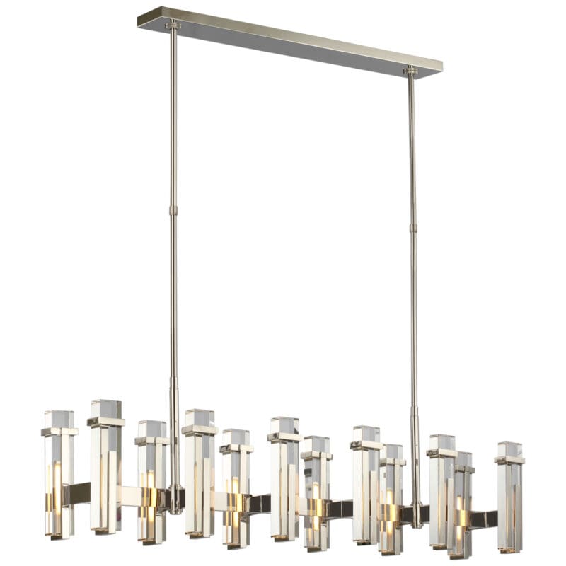 Malik Large Linear Chandelier - Avenue Design high end lighting in Montreal