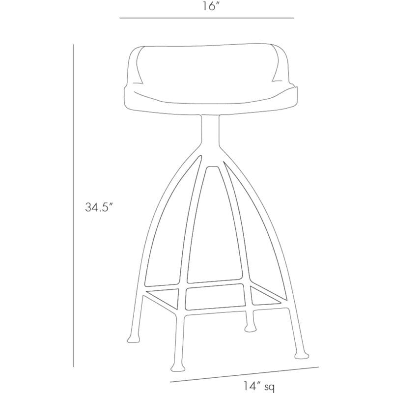 Hinkley Bar Stool - Avenue Design Montreal