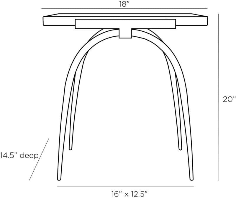 Bahati Accent Table - Avenue Design Montreal