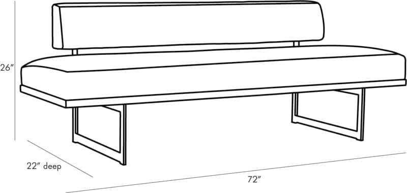 Tuck bench - Avenue Design Montreal