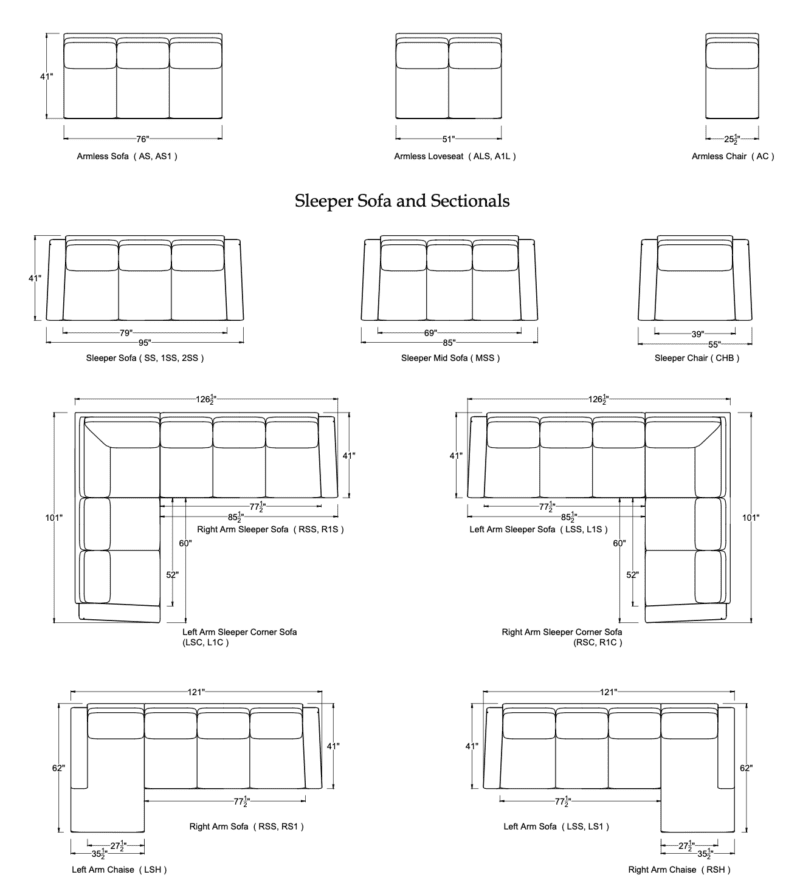 Paxton Sectional - Avenue Design high end furniture in Montreal