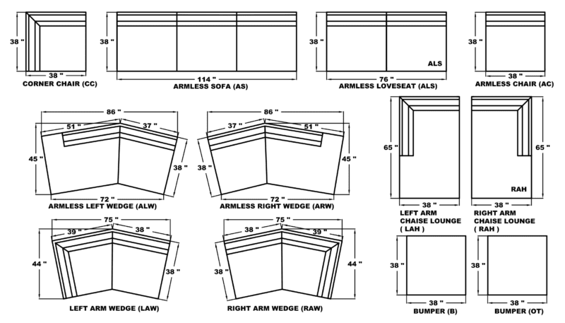 Steadman Sectional - Avenue Design high end furniture in Montreal