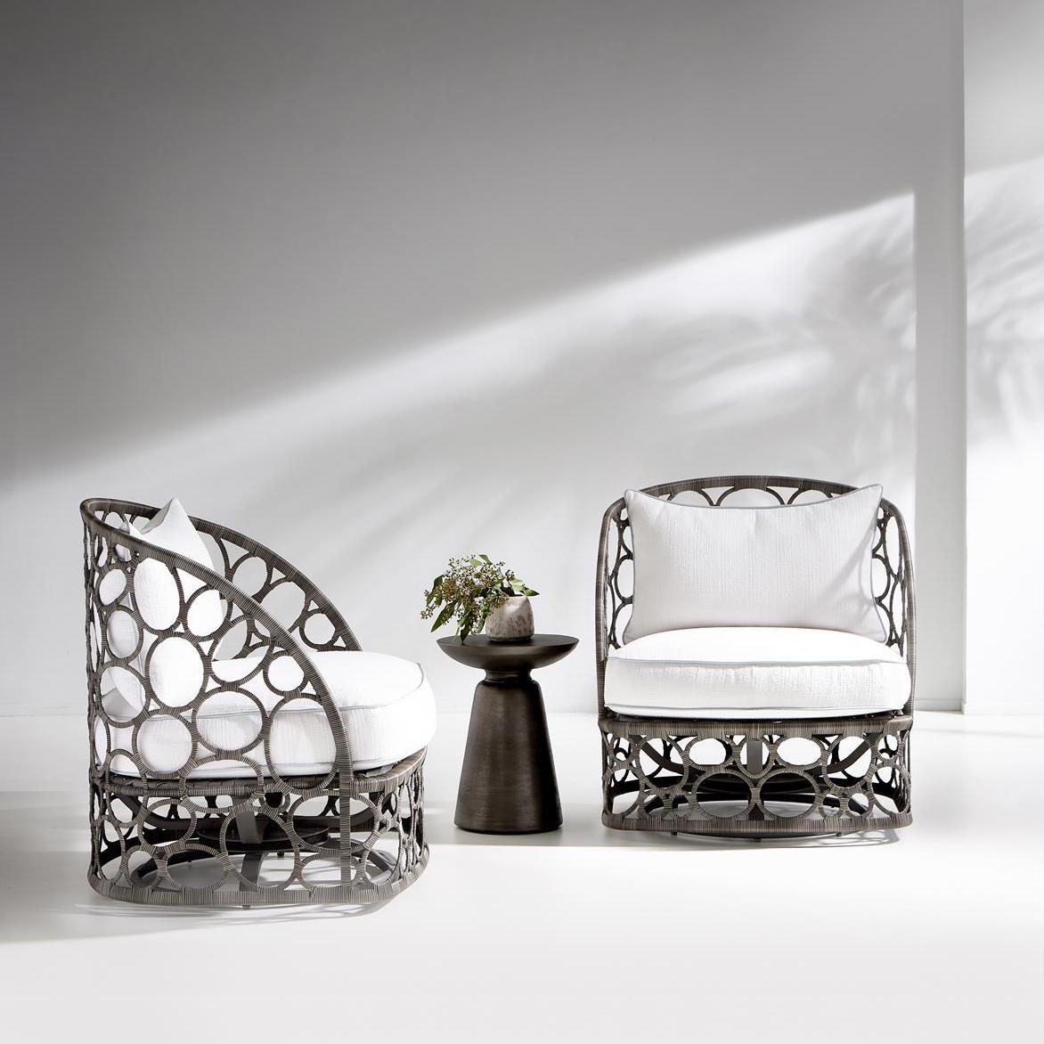 Capri Outdoor Swivel Chair - Avenue Design high end furniture in Montreal
