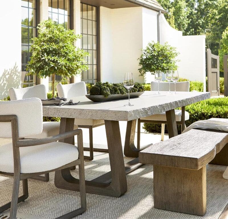 Trouville Outdoor Dining Table - Avenue Design high end furniture in Montreal