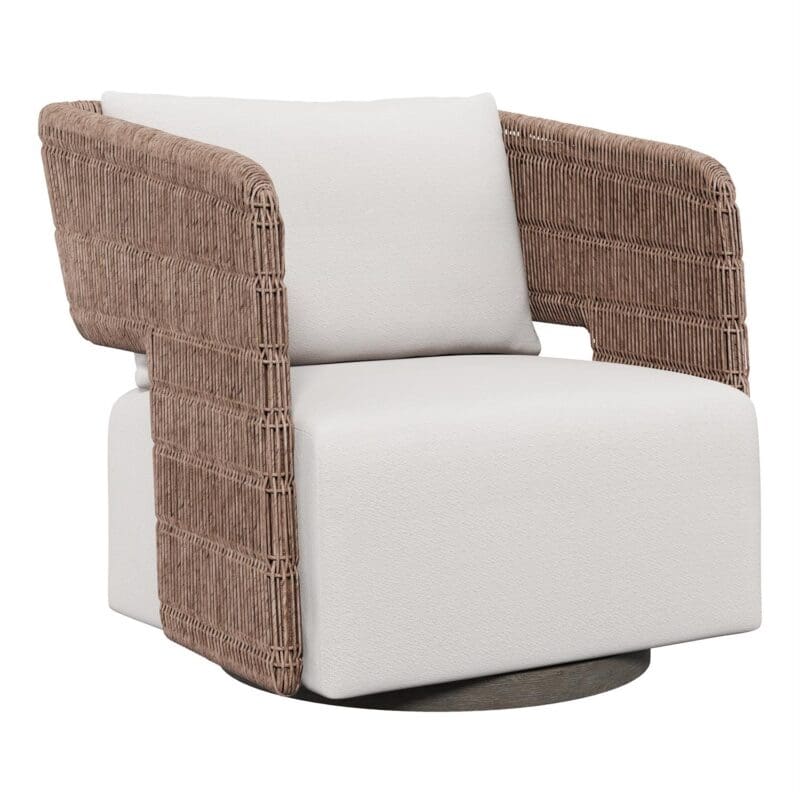 Maldives Outdoor Swivel Chair - Avenue Design high end furniture in Montreal