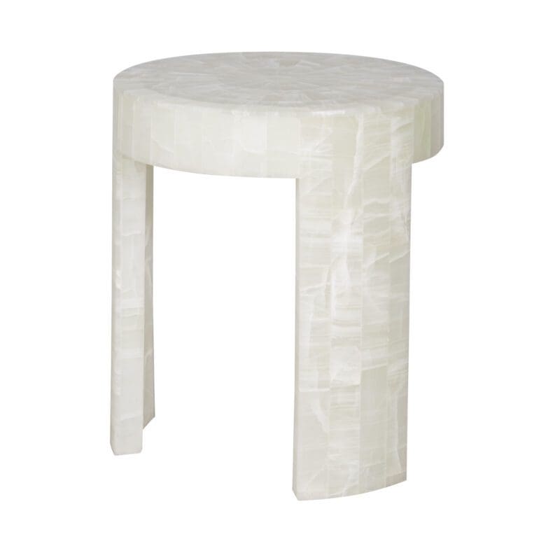 Meridian Round End Table - Avenue Design high end furniture in Montreal