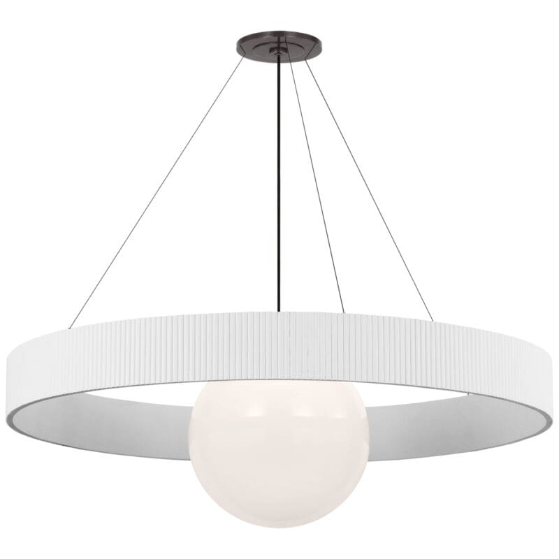 Arena 53" Ring and Globe Chandelier - Avenue Design high end lighting in Montreal