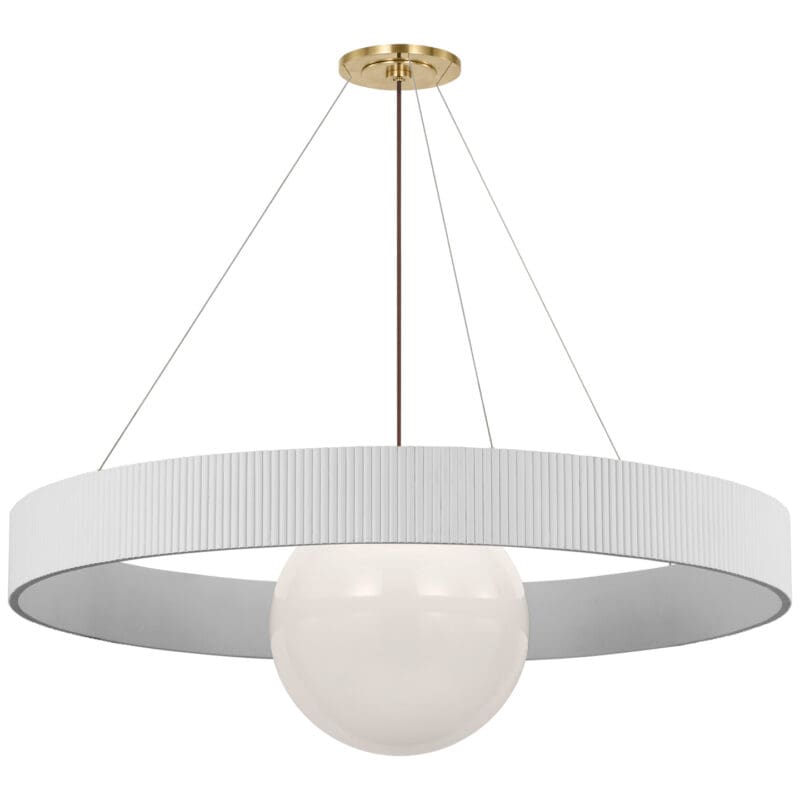 Arena 53" Ring and Globe Chandelier - Avenue Design high end lighting in Montreal