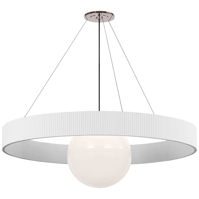 Arena 53" Ring and Globe Chandelier - Avenue Design high end lighting in Montreal