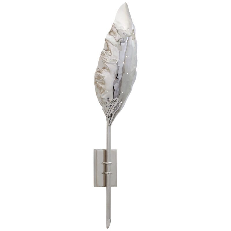 Dumaine Pierced Leaf Sconce - Avenue Design high end lighting in Montreal