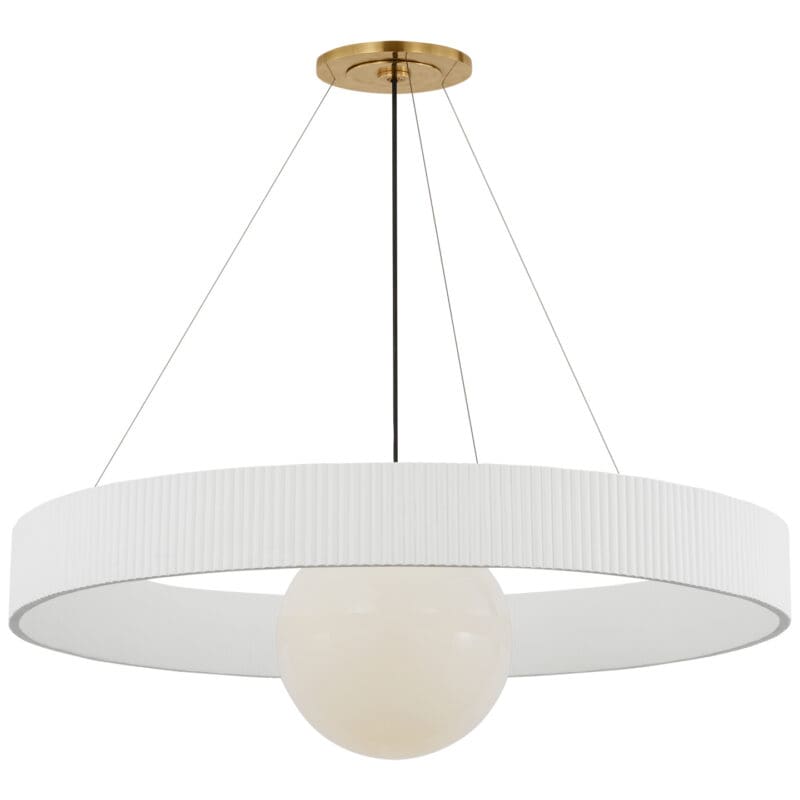 Arena 42" Ring and Globe Chandelier