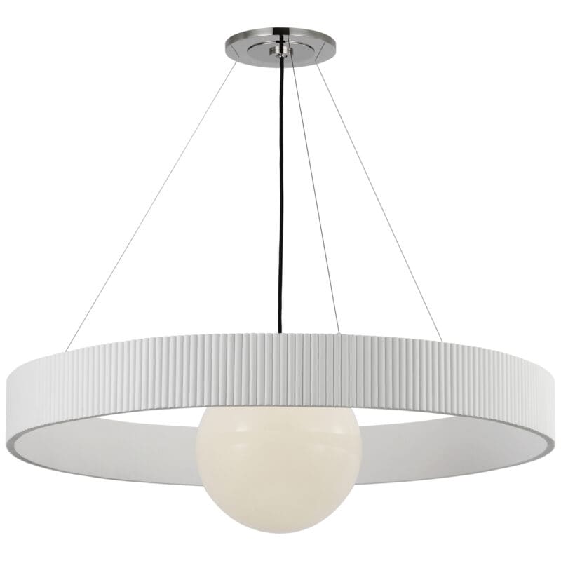 Arena 42" Ring and Globe Chandelier