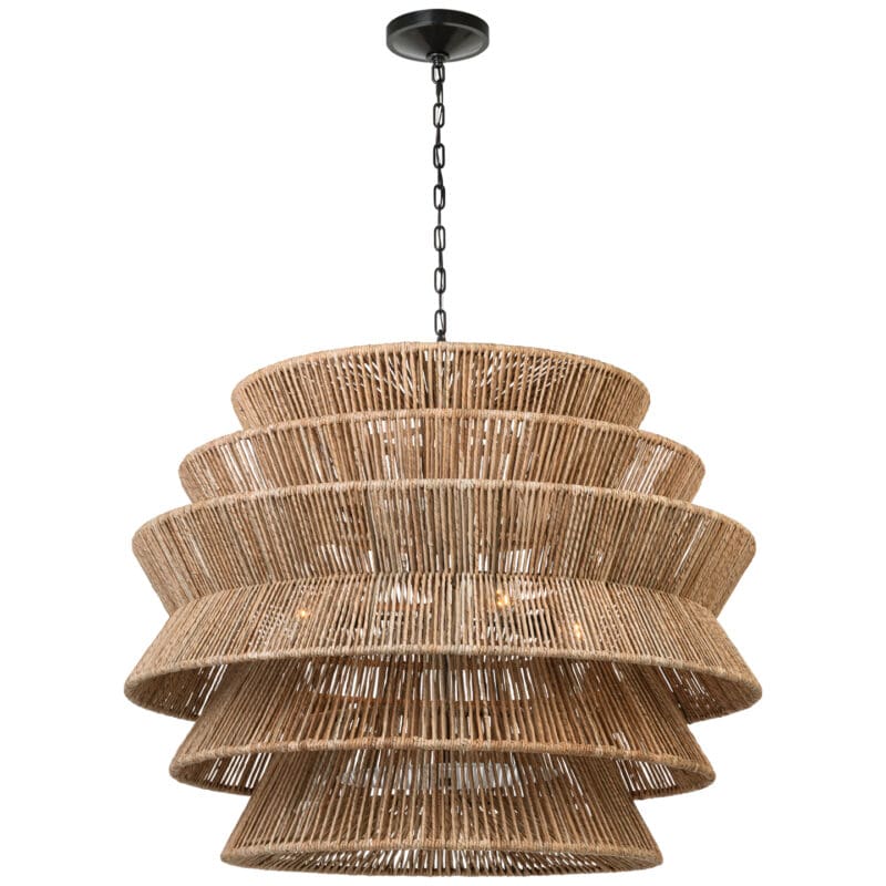 Antigua XL Drum Chandelier - Avenue Design high end lighting in Montreal