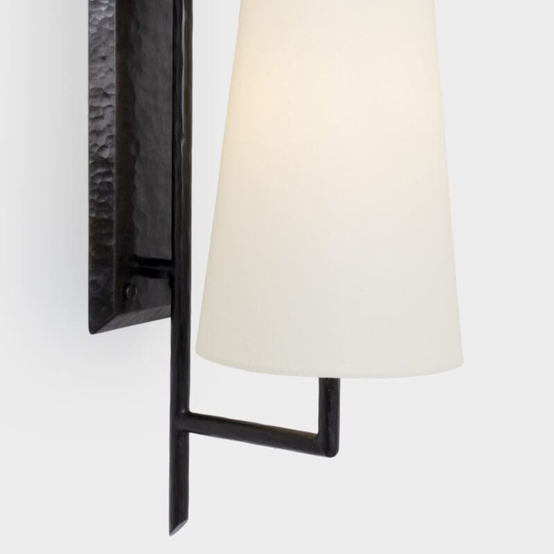 Ashton Large Single Sculpted Sconce - Avenue Design high end lighting in Montreal