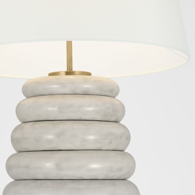 Phoebe Extra Large Stacked Table Lamp - Avenue Design high end lighting in Montreal