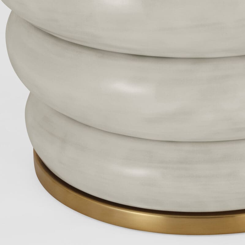 Phoebe Extra Large Stacked Table Lamp - Avenue Design high end lighting in Montreal