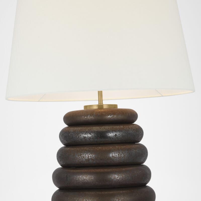 Phoebe Extra Large Stacked Table Lamp - Avenue Design high end lighting in Montreal