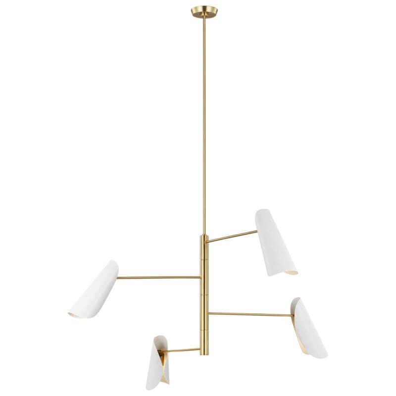 Tresa Four Light Chandelier - Avenue Design high end lighting in Montreal