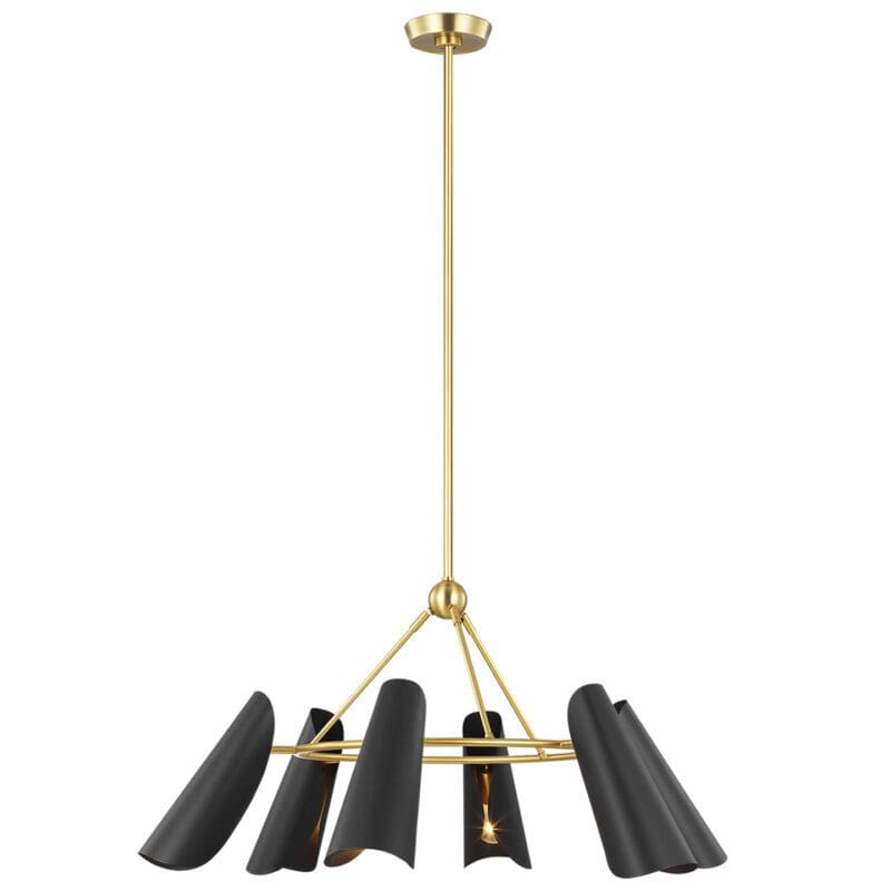 Tresa Six Light Chandelier - Avenue Design high end lighting in Montreal