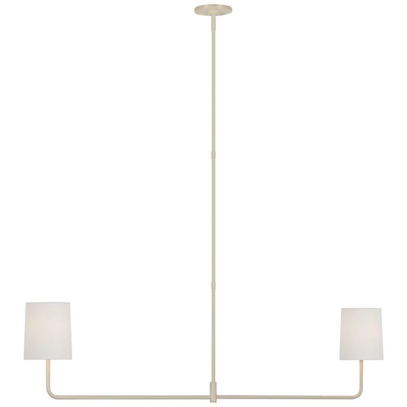 Go Lightly 54" Two Light Linear Chandelier - Avenue Design high end lighting in Montreal