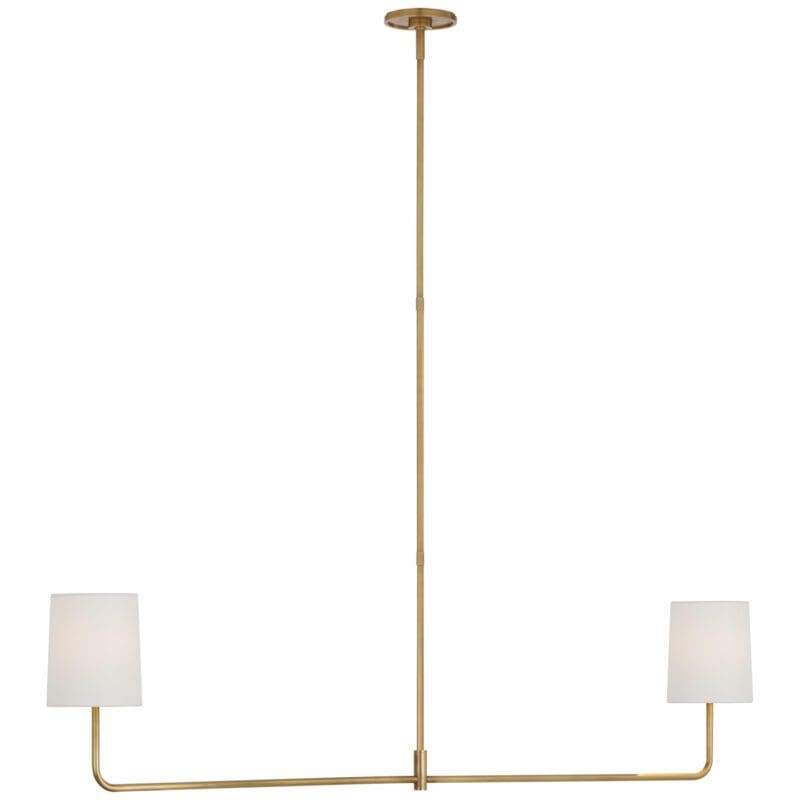 Go Lightly 54" Two Light Linear Chandelier