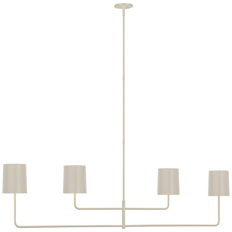 Go Lightly 70" Four Light Linear Chandelier - Avenue Design high end lighting in Montreal