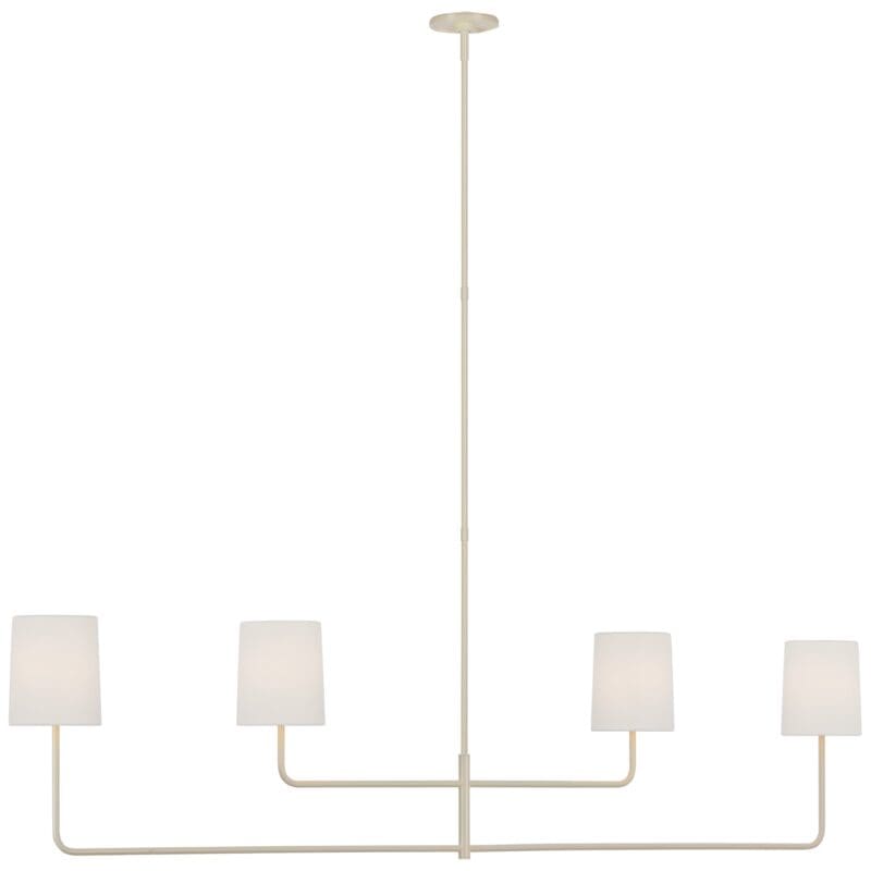 Go Lightly 70" Four Light Linear Chandelier - Avenue Design high end lighting in Montreal